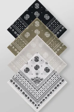 Youngla 9033-Lah Bandanas-4 Pack<Men Accessories