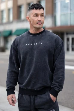 Youngla 5099-Love Sets-Crewnecks<Men Outerwear
