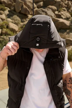 Youngla 528-Midnight Puffer Vest<Men Outerwear