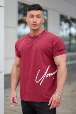 Youngla 462-Side Signature Tees<Men Shirts
