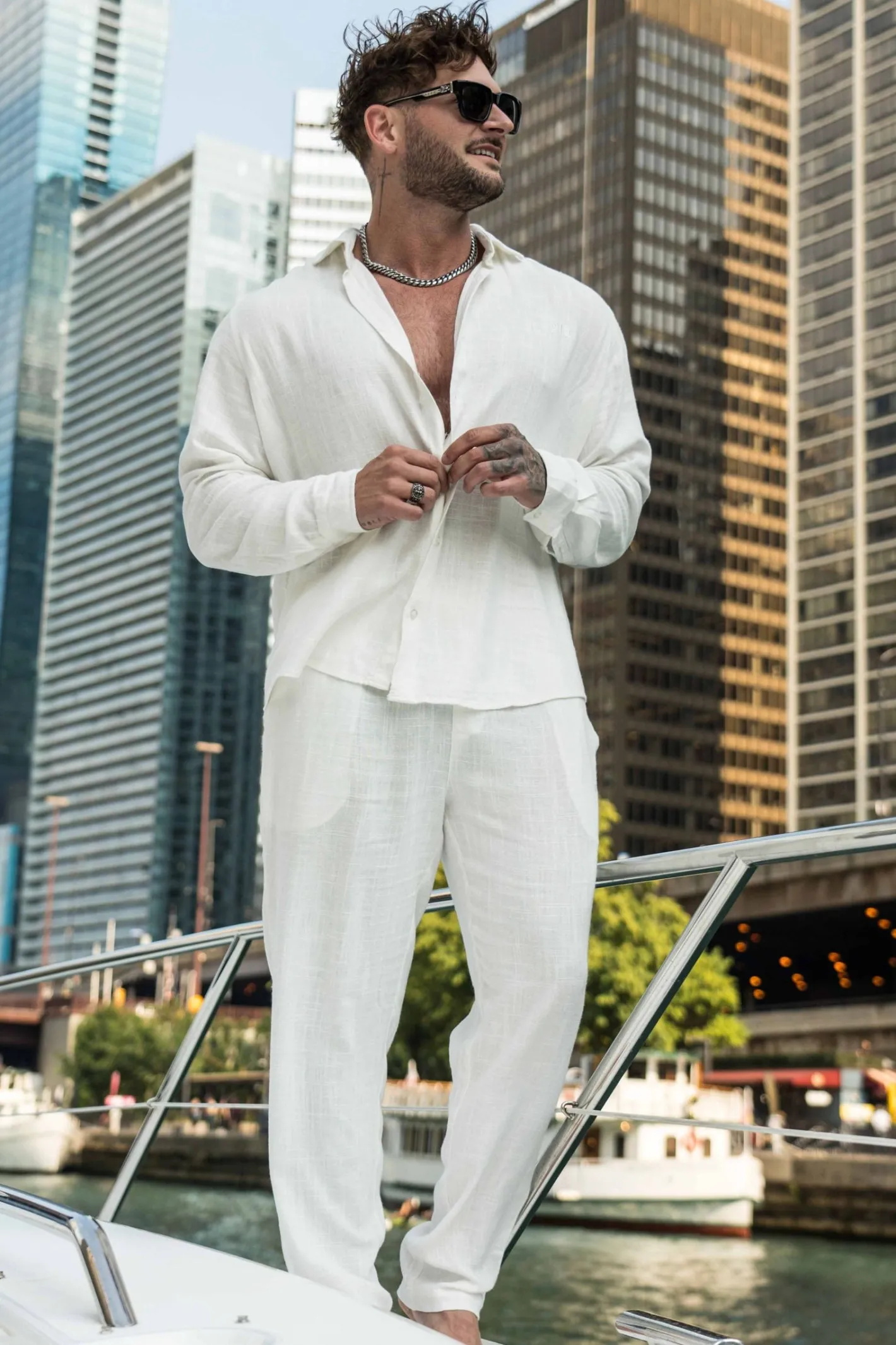 Youngla 621-Simply Linen Pants<Men Pants & Jeans
