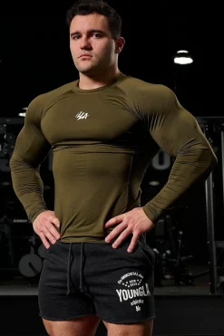 Youngla 802-Speed Compression Longsleeves<Men Shirts