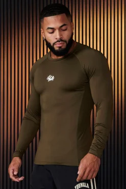 Youngla 802-Speed Compression Longsleeves<Men Shirts