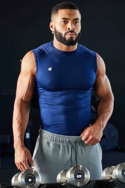 Youngla 315-Stealth Compression Cut-Offs<Men Tanks