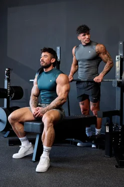 Youngla 315-Stealth Compression Cut-Offs<Men Tanks