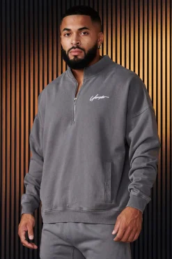 Youngla 520-Sunday Quarter Zips<Men Outerwear