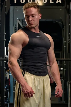 Youngla 343-Supervillain Compression Tanks<Men Tanks