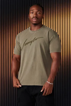 Youngla 479-Tonal Tees<Men Shirts