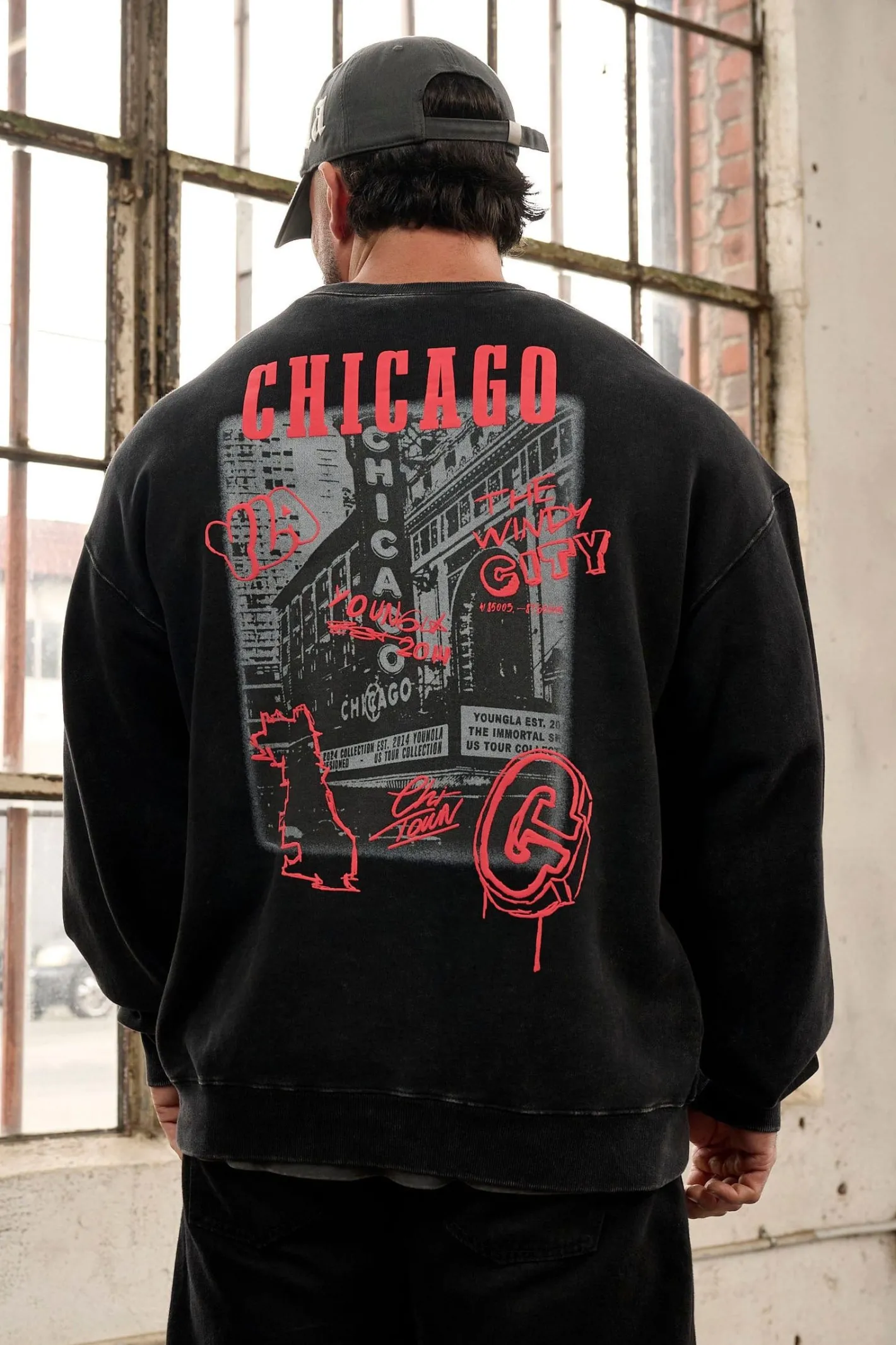 Youngla 565-Us Tour Crewnecks<Men Outerwear