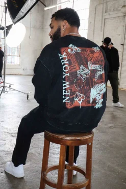 Youngla 565-Us Tour Crewnecks<Men Outerwear