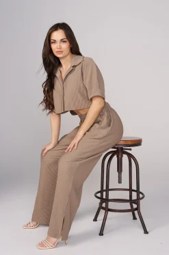 Youngla W444 Aria Pleated Top<Women Tops