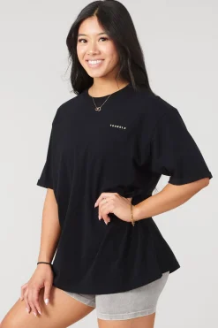 Youngla W424 Bloc Oversized Tee<Women Tops