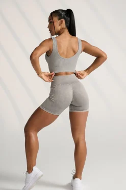 Youngla W315 Carbon Ribbed Sports Bra<Women Bras