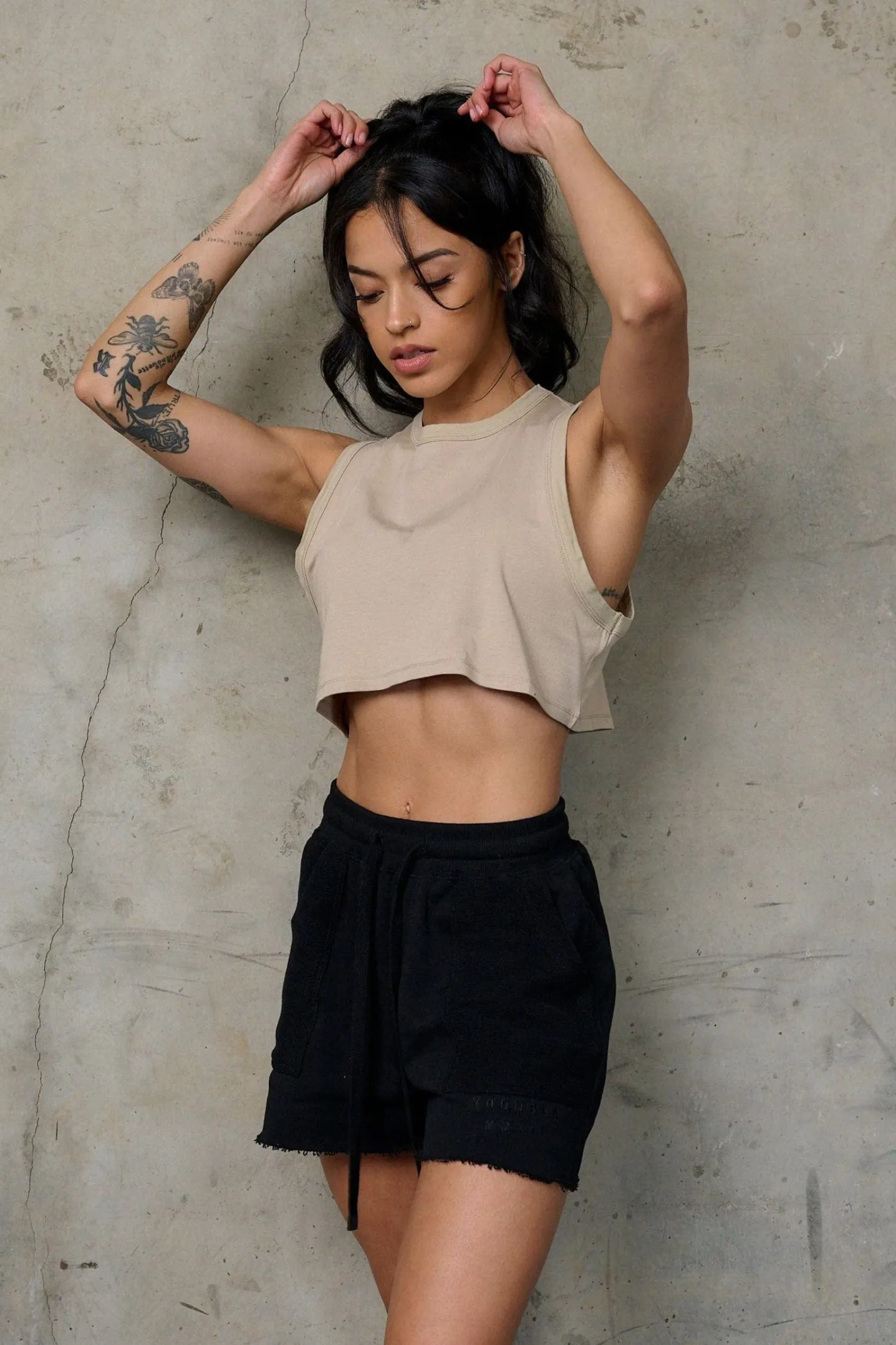 Youngla W321 Cloud Modal Tank<Women Tops
