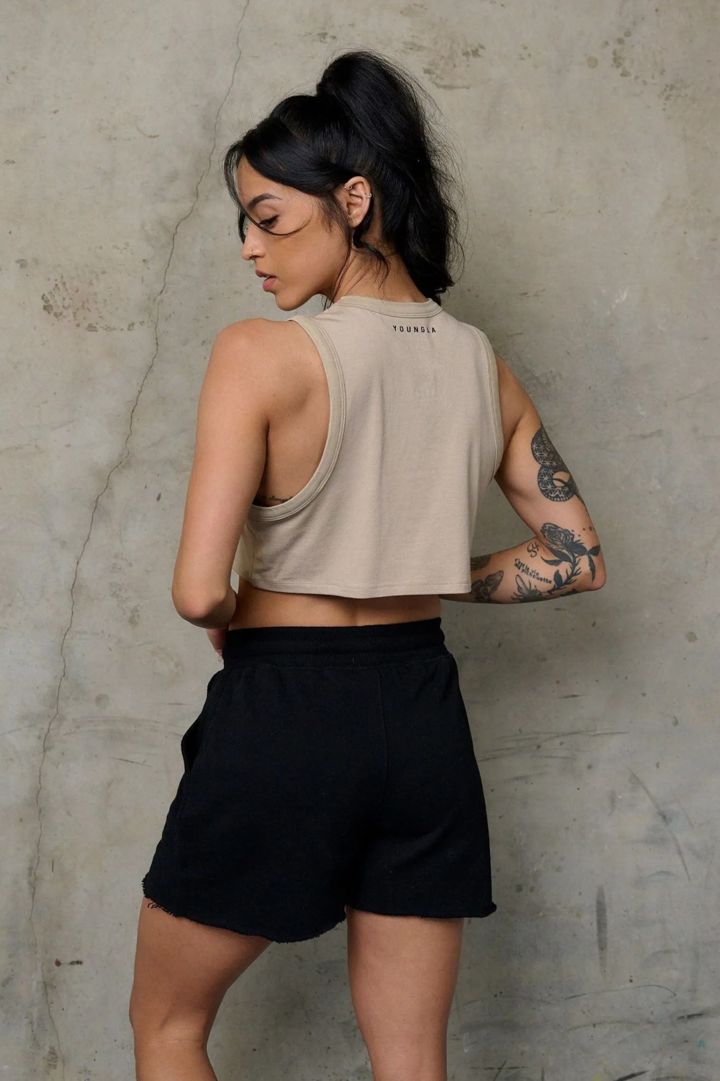 Youngla W321 Cloud Modal Tank<Women Tops