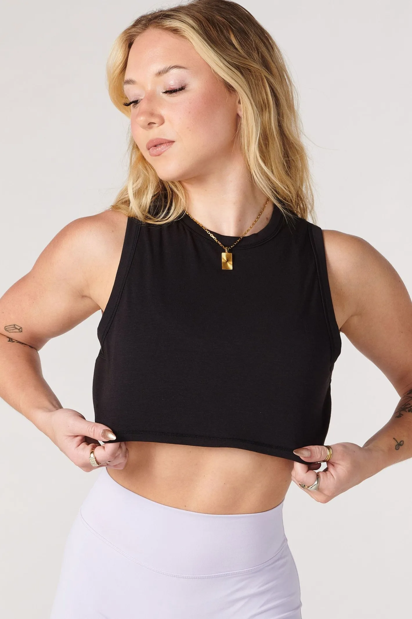 Youngla W321 Cloud Modal Tank<Women Tops