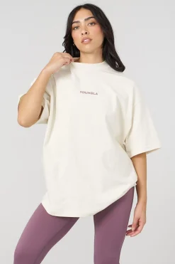 Youngla W440 Digital Oversized Tee<Women Tops