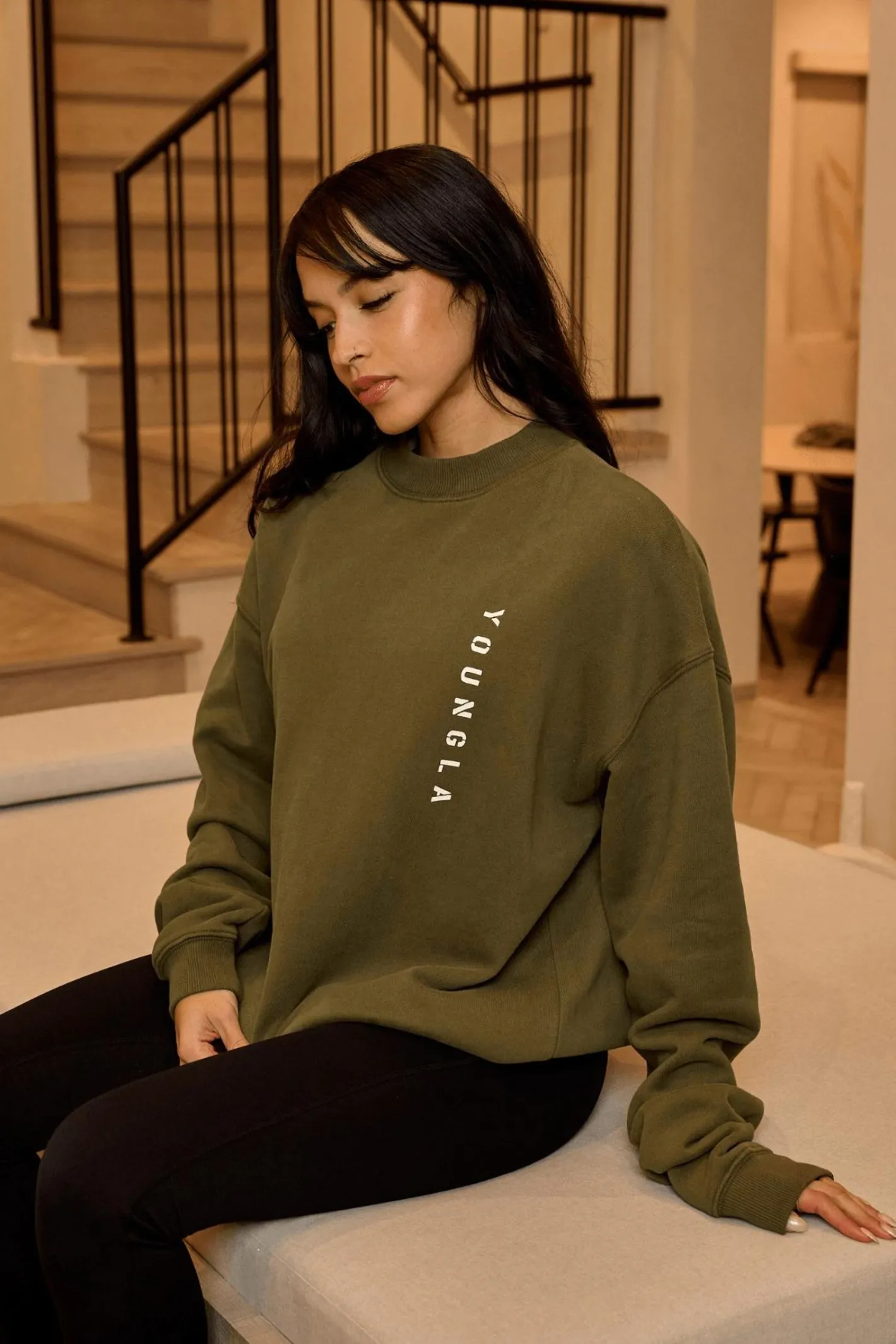 Youngla W539 Eternal Crewneck<Women Outerwear