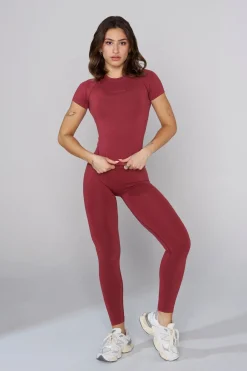 Youngla W446 Seamless Curve Compression Tee<Women Tops