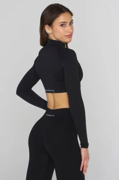 Youngla W445 Seamless Curve Longsleeve Crop<Women Tops