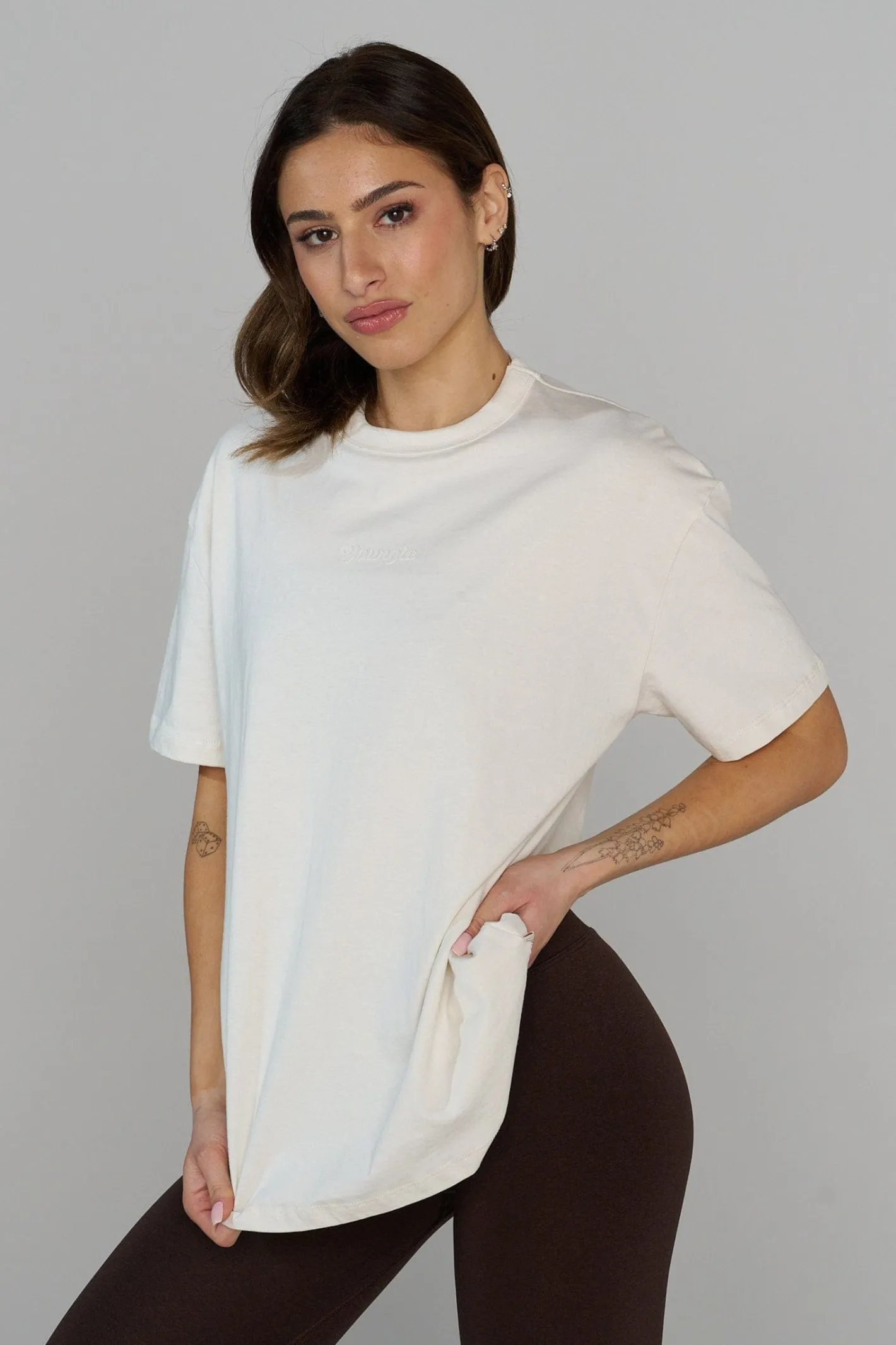 Youngla W443 Simple Tee<Women Tops