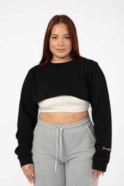 Youngla W501 Super Crop Sweater<Women Outerwear