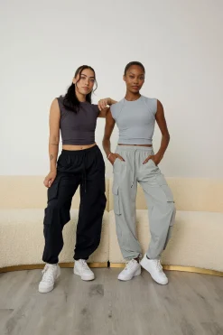 Youngla W219 Travel Cargo Joggers<Women Joggers & Pants
