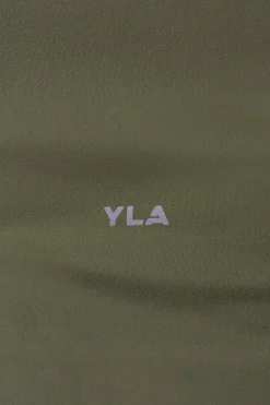 Youngla W439-Compression Cap Sleeve Tee<Women Tops