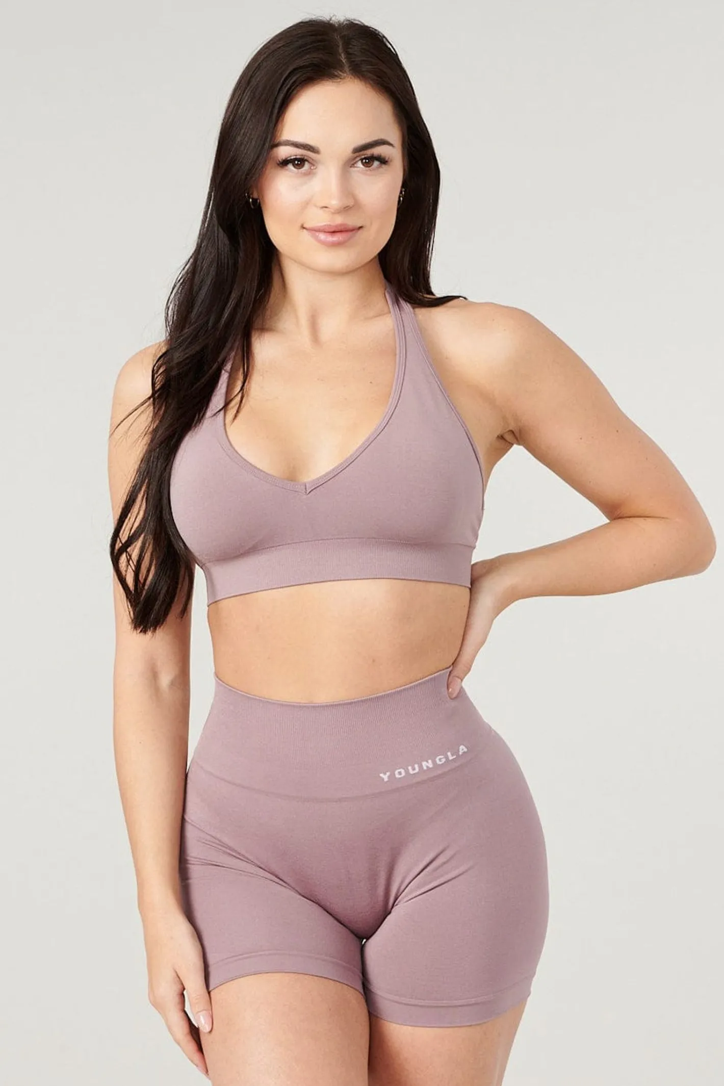 Youngla W328-Core Seamless Halter Sports Bra<Women Bras