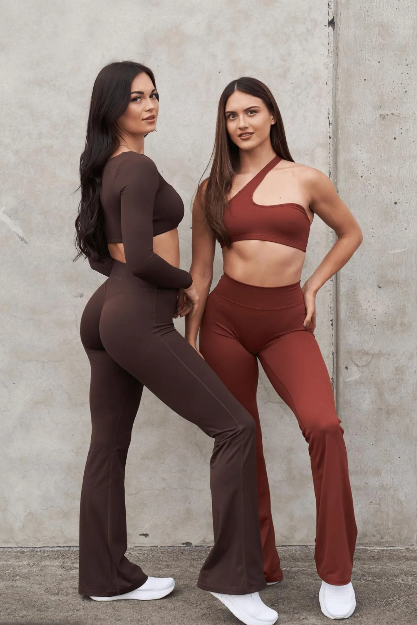 Youngla W227-Curve Flare Leggings<Women Leggings