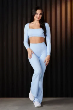 Youngla W227-Curve Flare Leggings<Women Leggings