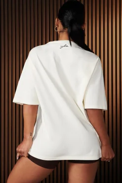 Youngla W431-Curve Oversize Tee<Women Tops