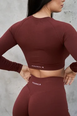 Youngla W430-Curve Seamless Long Sleeve<Women Tops