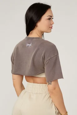 Youngla W410-Cut Out Tee<Women Tops
