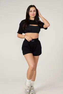 Youngla W410-Cut Out Tee<Women Tops
