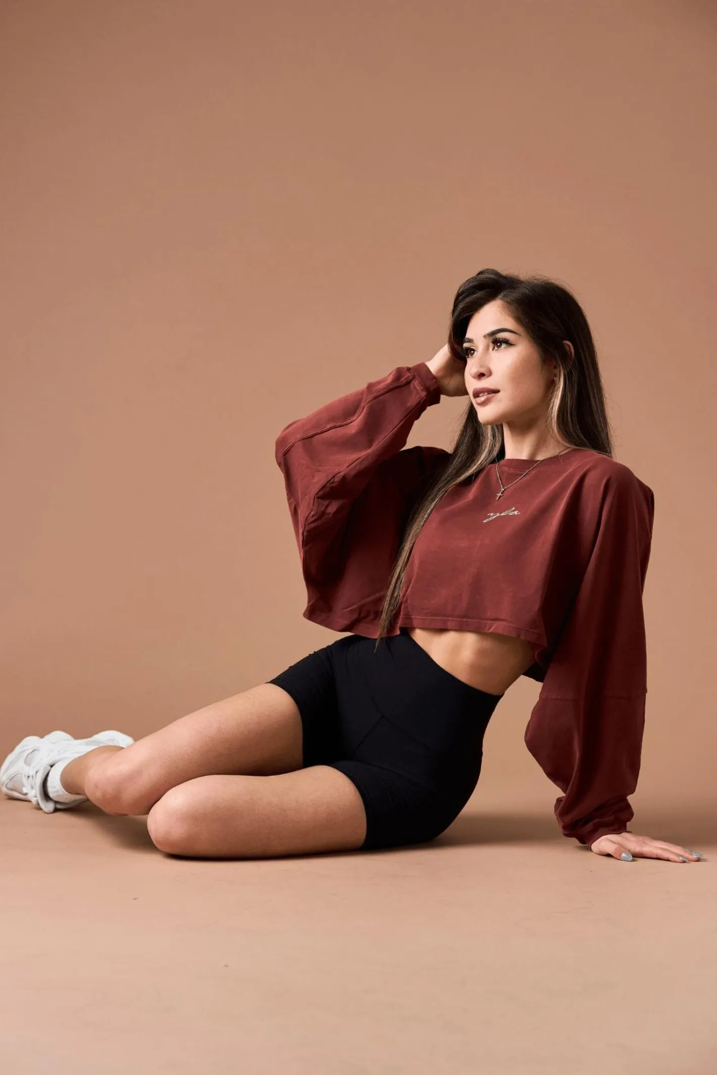 Youngla W434-Lazyday Longsleeve Top<Women Tops
