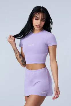Youngla W442-Love Sets-Baby Tee<Women Tops