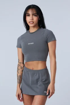 Youngla W442-Love Sets-Baby Tee<Women Tops