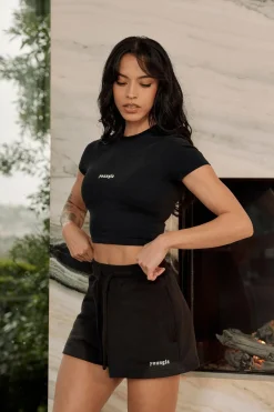 Youngla W142-Love Sets-Terry Shorts<Women Shorts