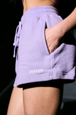 Youngla W142-Love Sets-Terry Shorts<Women Shorts
