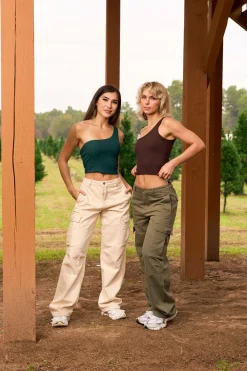 Youngla W206-Metro Cargos<Women Joggers & Pants