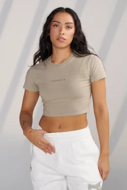 Youngla W435-Og Baby Tee<Women Tops