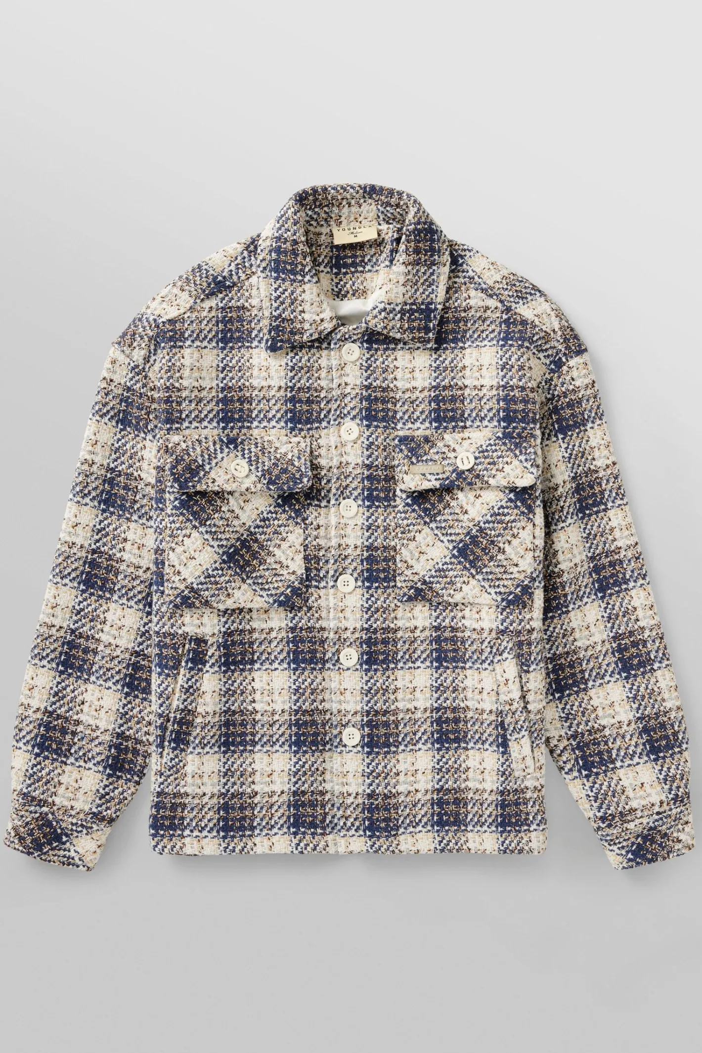 Youngla 519-Woven Flannel Jackets<Men Outerwear