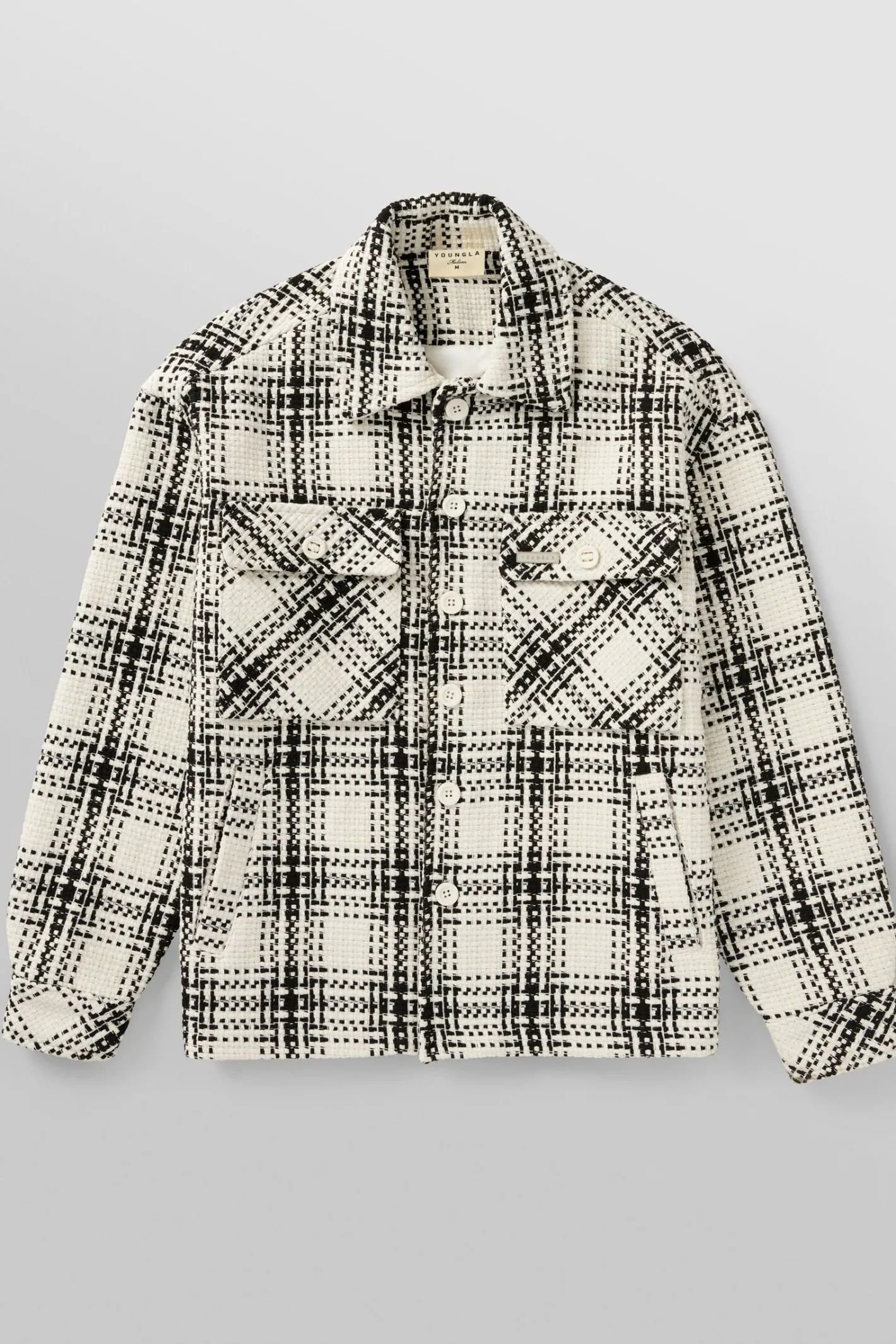 Youngla 519-Woven Flannel Jackets<Men Outerwear