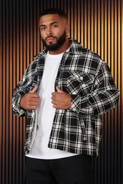 Youngla 519-Woven Flannel Jackets<Men Outerwear