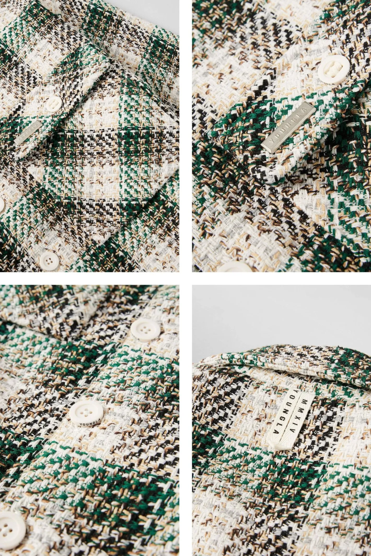 Youngla 519-Woven Flannel Jackets<Men Outerwear