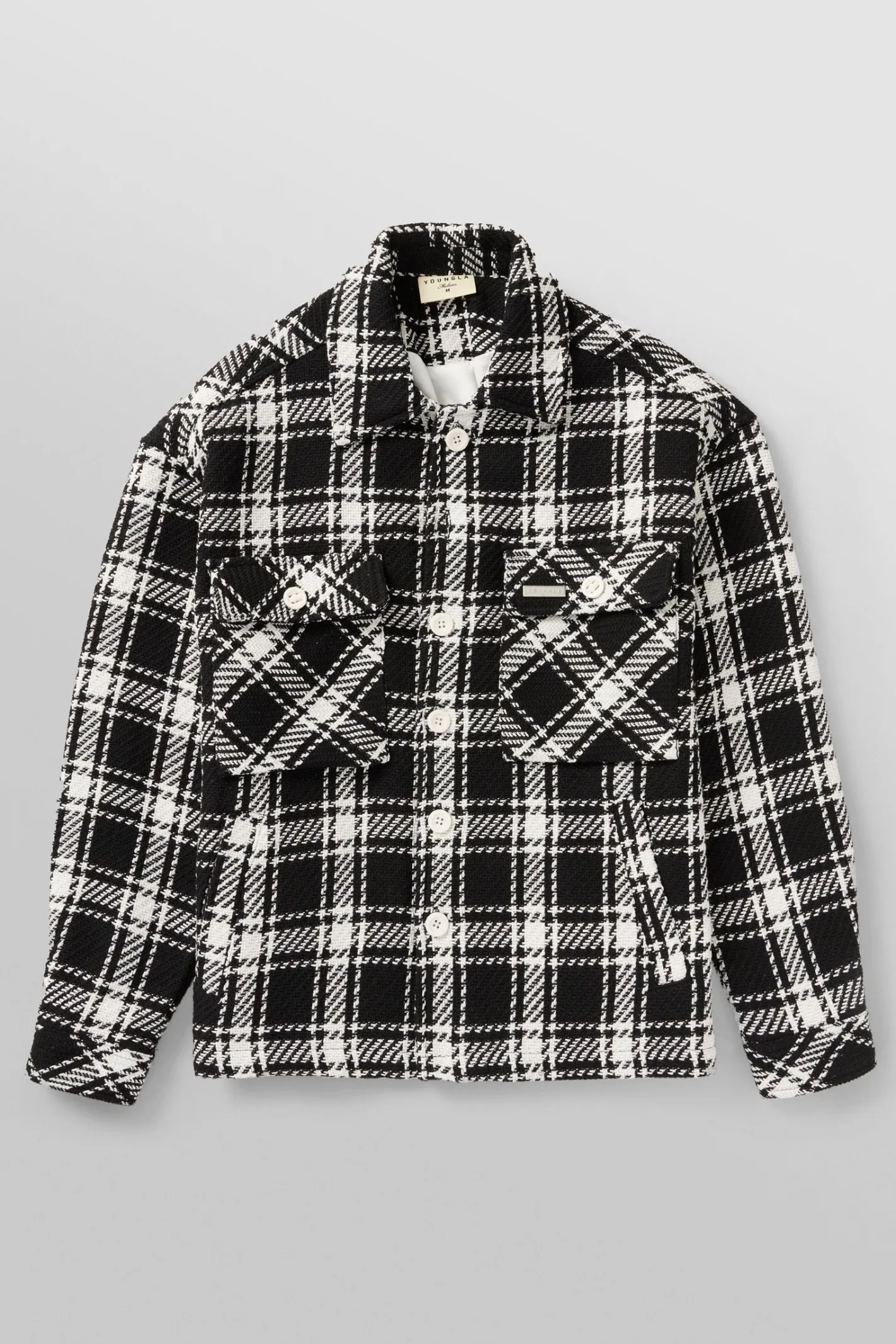 Youngla 519-Woven Flannel Jackets<Men Outerwear