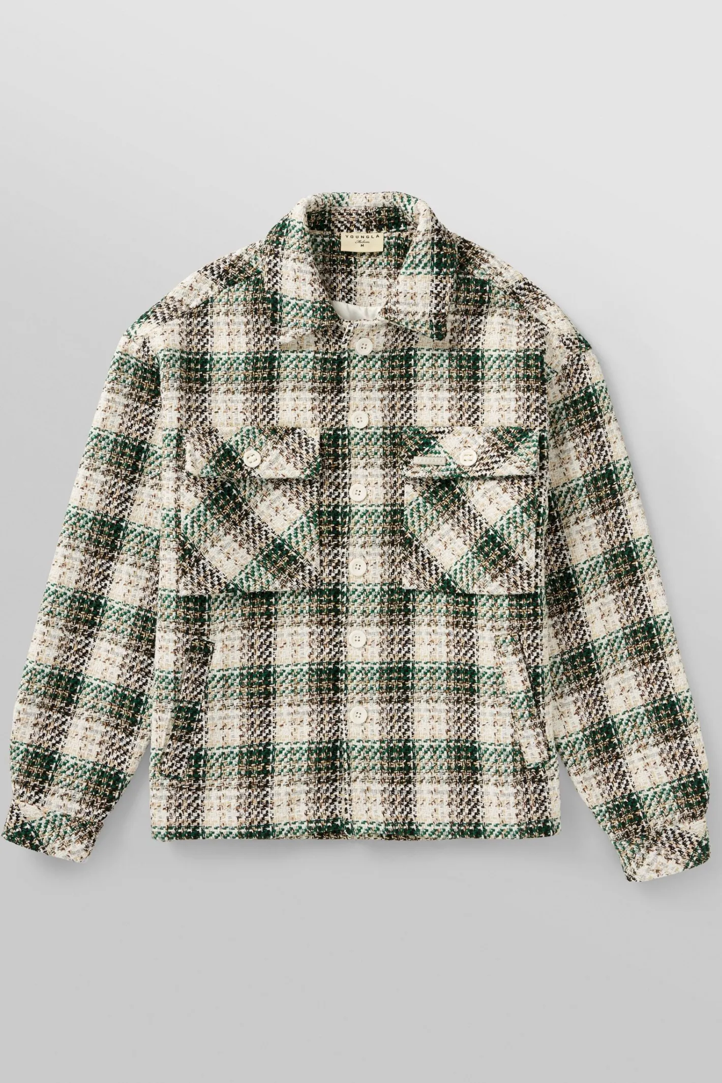 Youngla 519-Woven Flannel Jackets<Men Outerwear