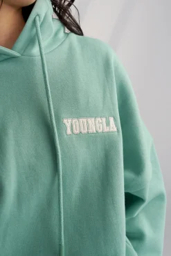 Youngla W524-Teddy Hoodie<Women Outerwear