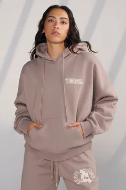 Youngla W524-Teddy Hoodie<Women Outerwear